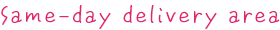 Same-day delivery area