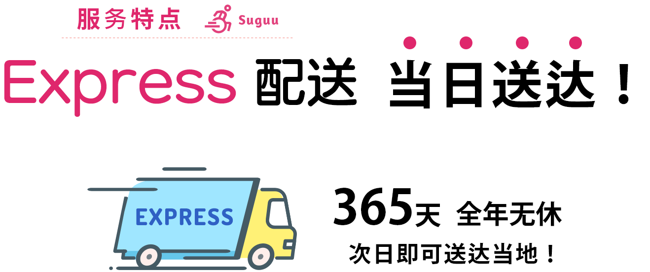 当日特快送达！