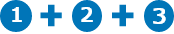 3 steps